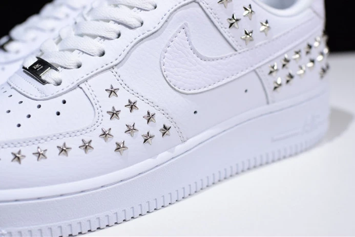 Comfortable nike air force 1 low stars white ar0639- 2999