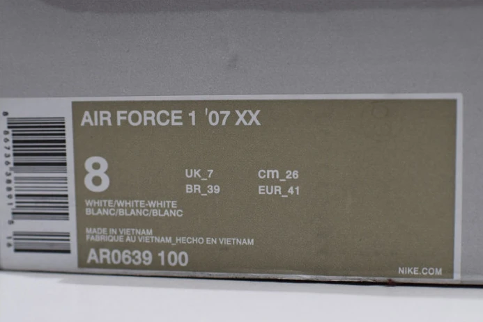 Comfortable nike air force 1 low stars white ar0639- 2999