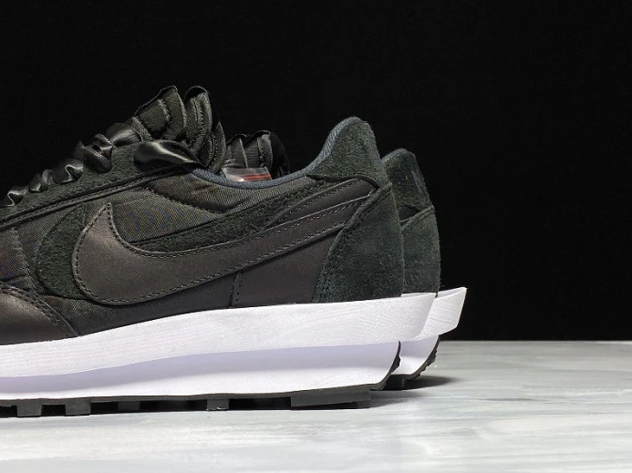Comfortable sacai nike ldv waffle black nylon bv0073- 3131