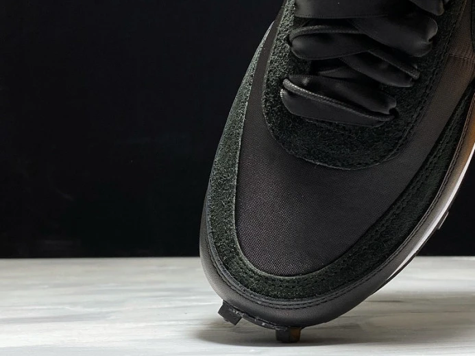Comfortable sacai nike ldv waffle black nylon bv0073- 3131