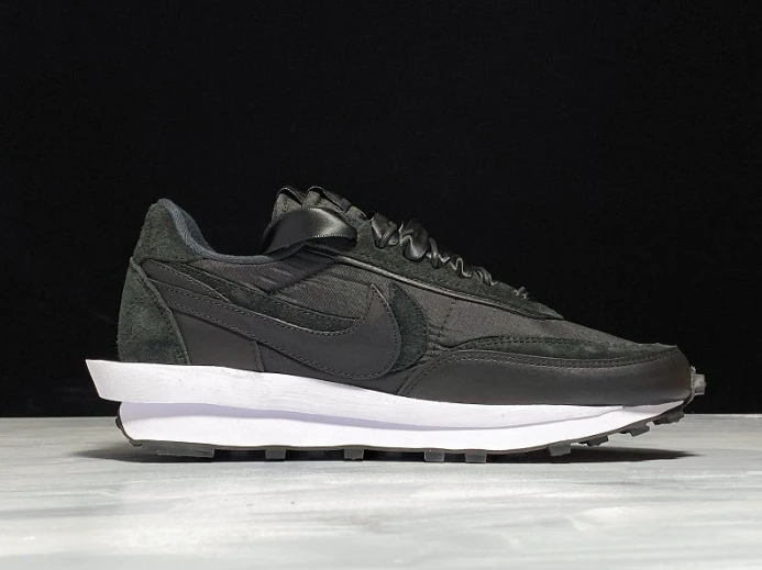 Comfortable sacai nike ldv waffle black nylon bv0073- 3131