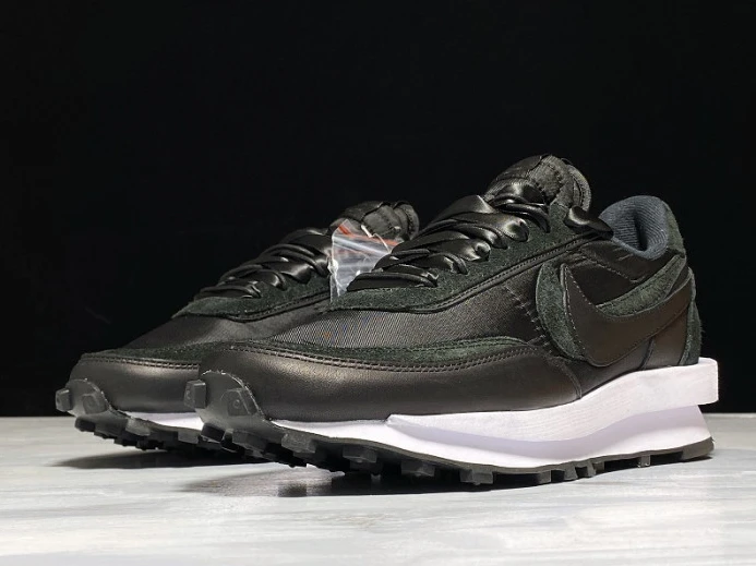 Comfortable sacai nike ldv waffle black nylon bv0073- 3131