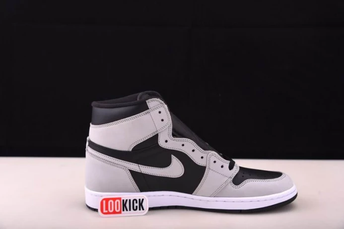 DailyWear Air Jordan 1 Retro High Black White Light Smoke Grey 555088- 833
