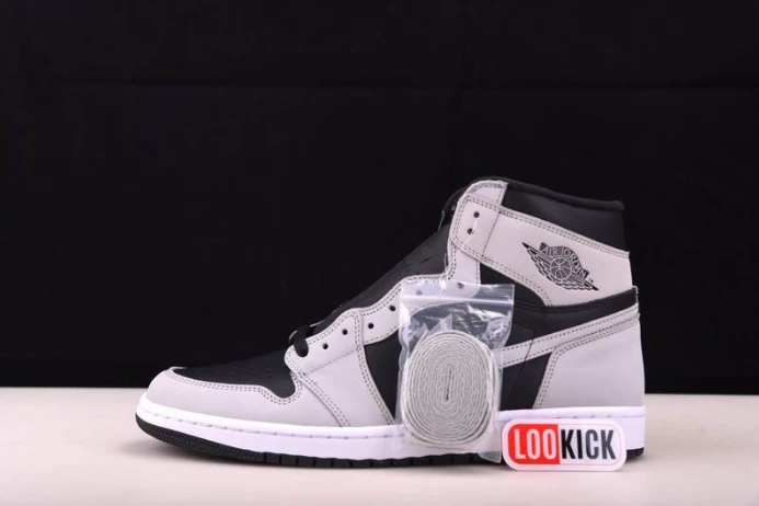 DailyWear Air Jordan 1 Retro High Black White Light Smoke Grey 555088- 833