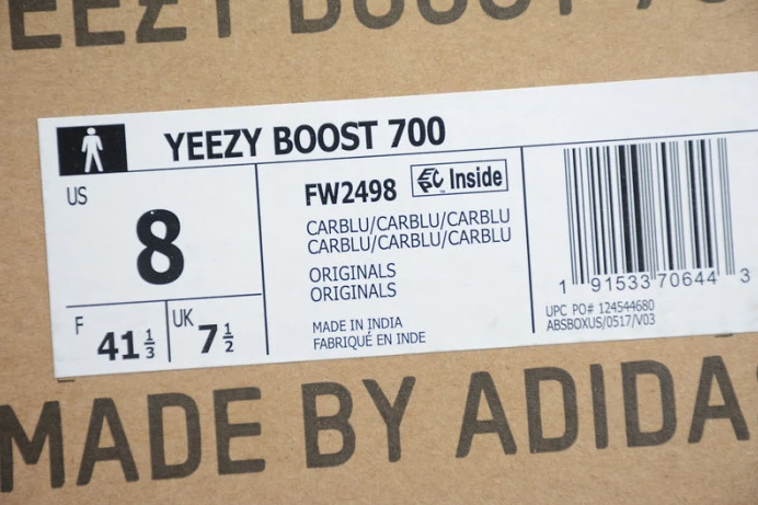 DailyWear ad*s yeezy boost 700 carbon blue fw 195
