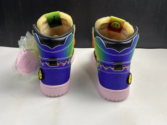 DailyWear air jordan 1 retro high og "j balvin" multi-color dc1786- 1238