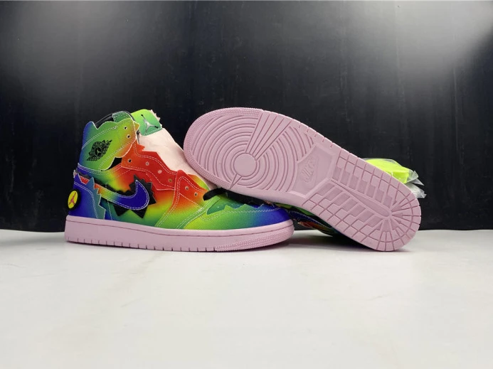 DailyWear air jordan 1 retro high og "j balvin" multi-color dc1786- 1238