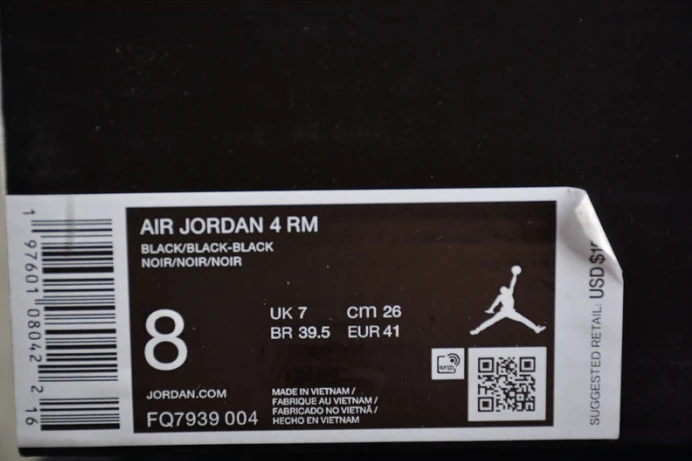 DailyWear air jordan 4 rm ''black cat'' fq7939- 1465