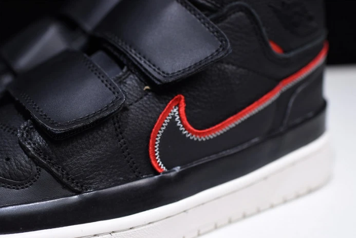 DailyWear jordan 1 high double strap black red aq7924- 1298