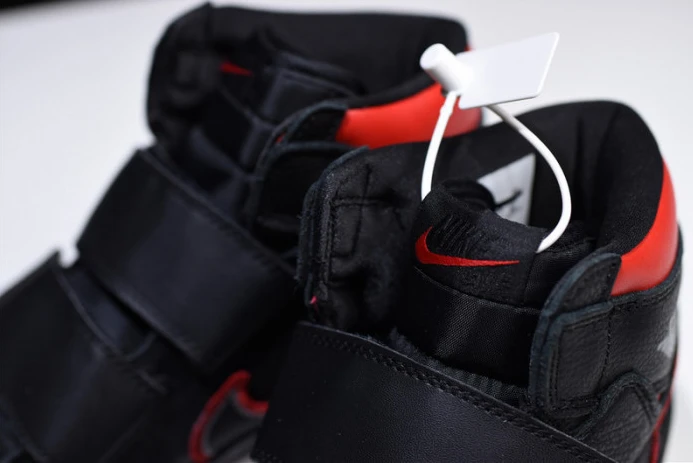 DailyWear jordan 1 high double strap black red aq7924- 1298