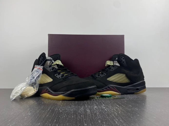 EasyMatch A Ma Maniere x Air Jordan 5 Black FD1330- 586