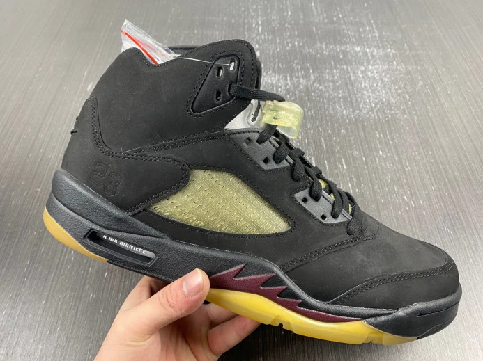 EasyMatch A Ma Maniere x Air Jordan 5 Black FD1330- 586