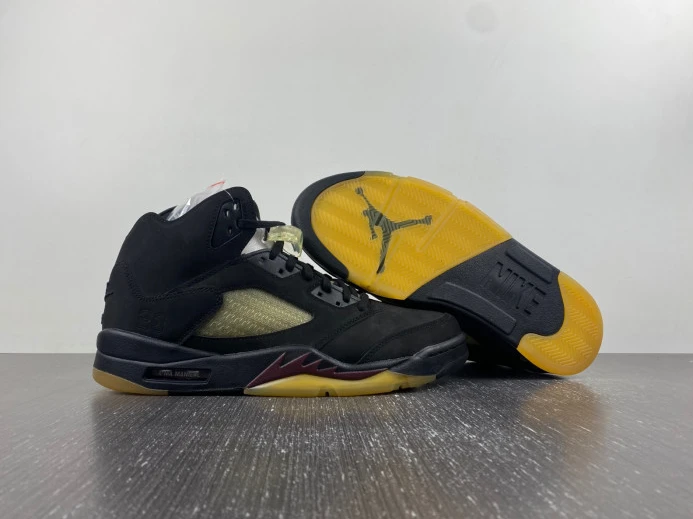 EasyMatch A Ma Maniere x Air Jordan 5 Black FD1330- 586