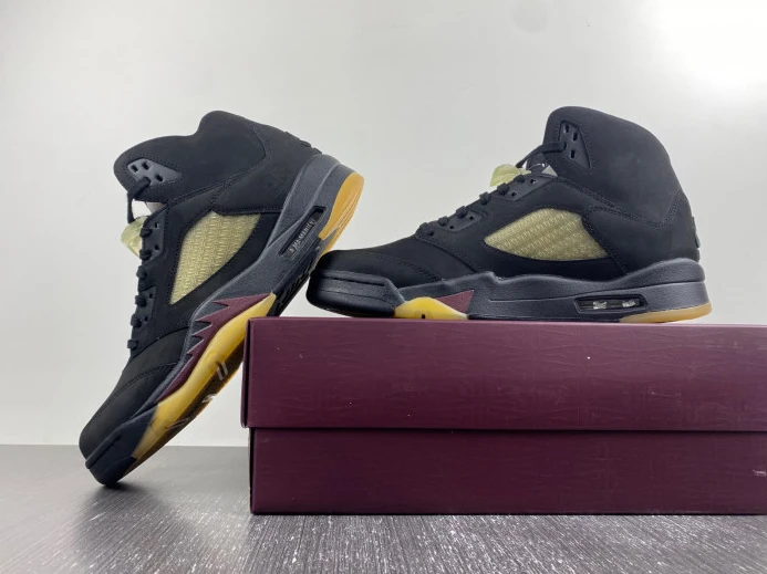 EasyMatch A Ma Maniere x Air Jordan 5 Black FD1330- 586