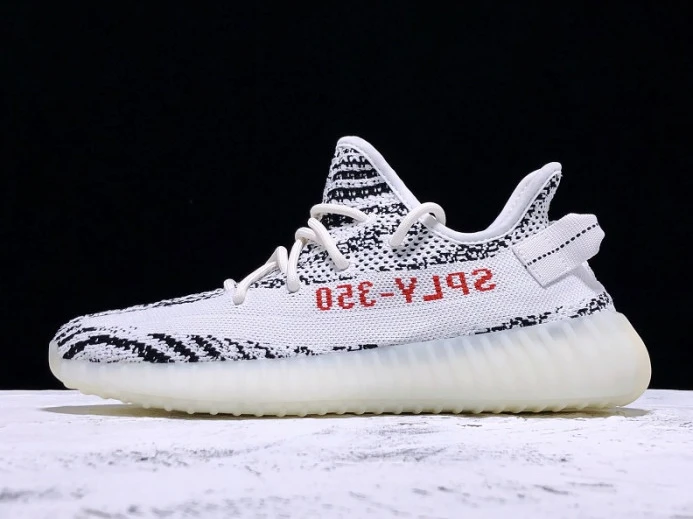 EasyMatch Adidas Yeezy Boost 350 V2 Zebra Black White CP 429