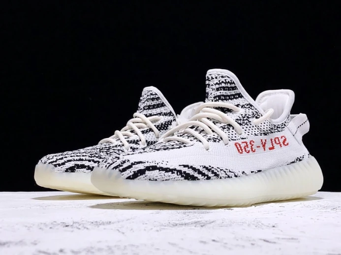 EasyMatch Adidas Yeezy Boost 350 V2 Zebra Black White CP 429