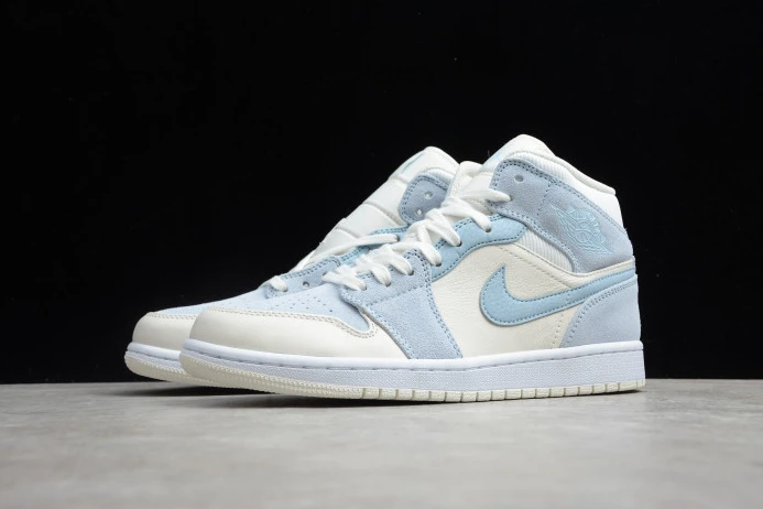 EasyMatch Air Jordan 1 Mid Mixed Textures Blue DA4666- 848