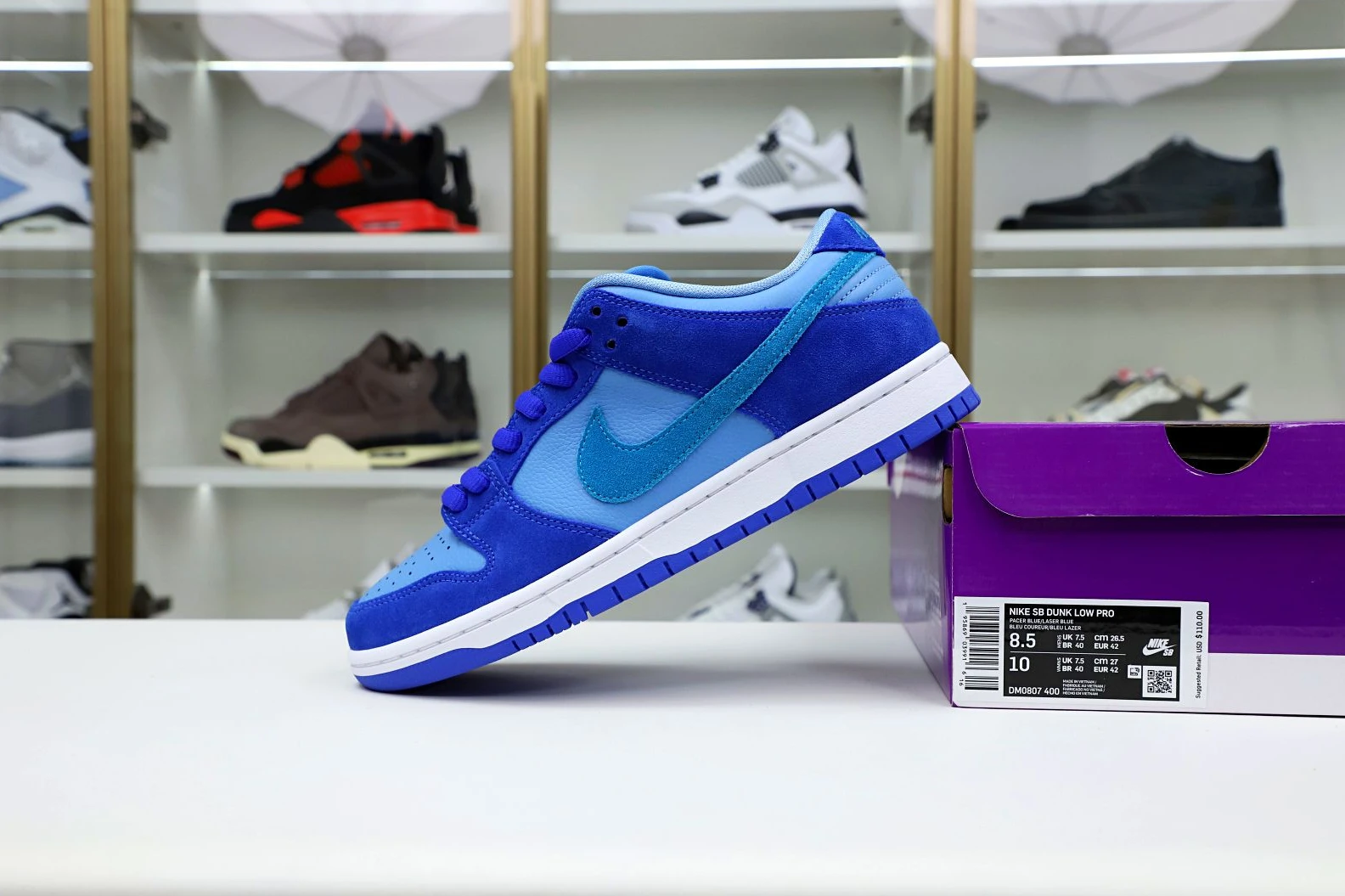 EasyMatch Kimikick NIKE SB DUNK LOW BLUE RASPBERRY 3491