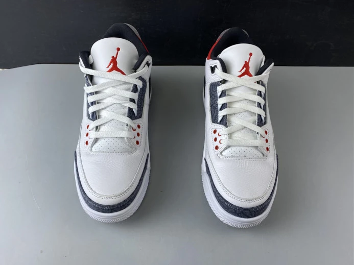 EasyMatch air jordan 3 retro denim "fire red" cz6431- 1808