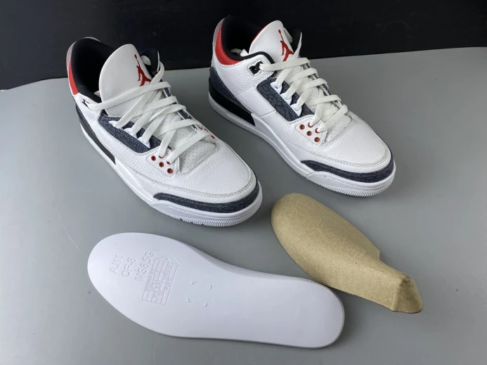 EasyMatch air jordan 3 retro denim "fire red" cz6431- 1808
