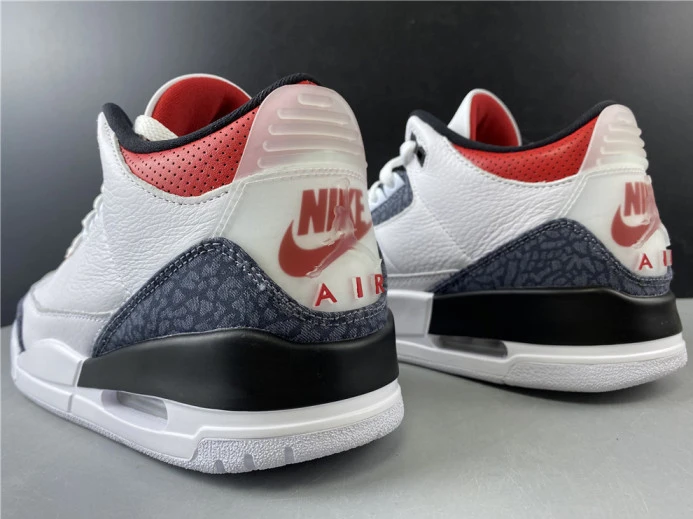 EasyMatch air jordan 3 retro denim "fire red" cz6431- 1808
