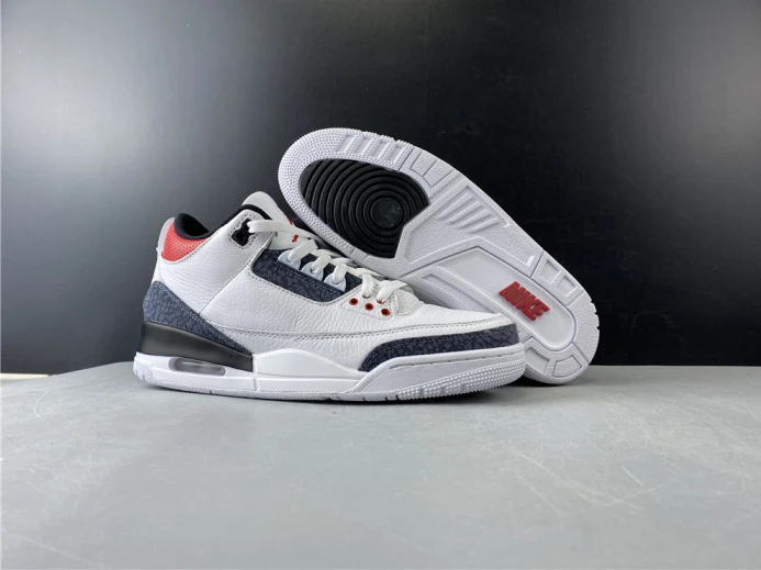 EasyMatch air jordan 3 retro denim "fire red" cz6431- 1808