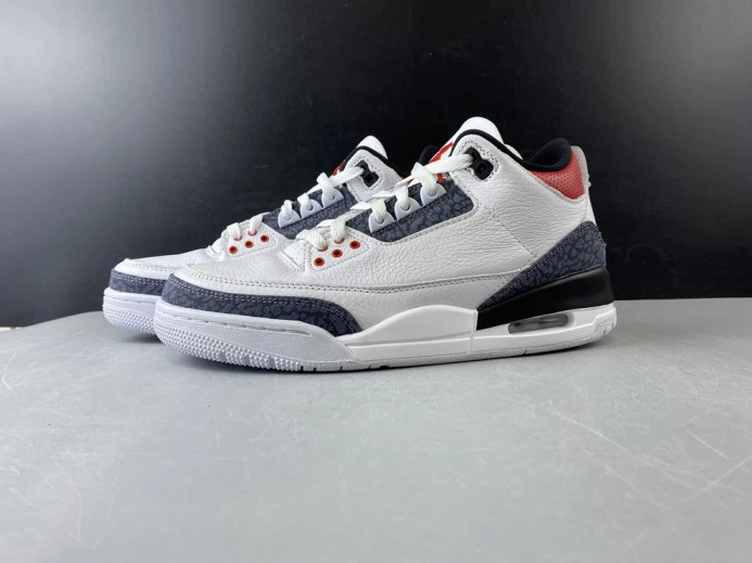 EasyMatch air jordan 3 retro denim "fire red" cz6431- 1808