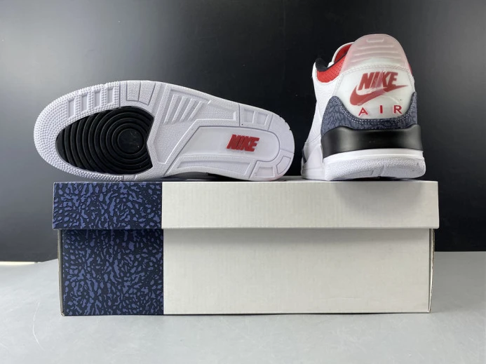 EasyMatch air jordan 3 retro denim "fire red" cz6431- 1808
