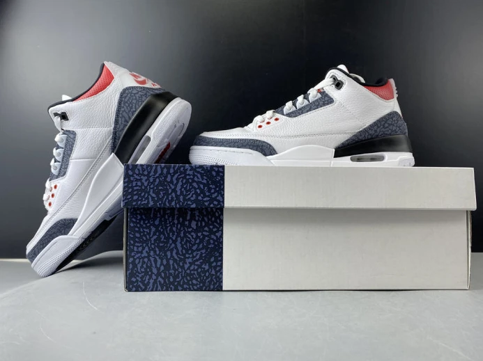 EasyMatch air jordan 3 retro denim "fire red" cz6431- 1808
