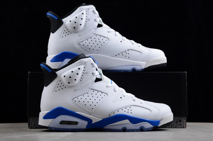 EasyMatch air jordan 6 retro sport blue 384664- 1545