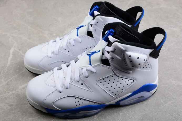EasyMatch air jordan 6 retro sport blue 384664- 1545
