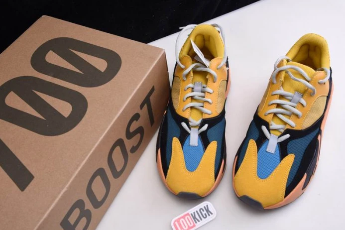 Fashionable ADIDAS YEEZY BOOST 700 NEW COLORWAY SUN YELLOW WAVE RUNNER GZ 362