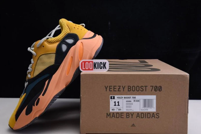 Fashionable ADIDAS YEEZY BOOST 700 NEW COLORWAY SUN YELLOW WAVE RUNNER GZ 362