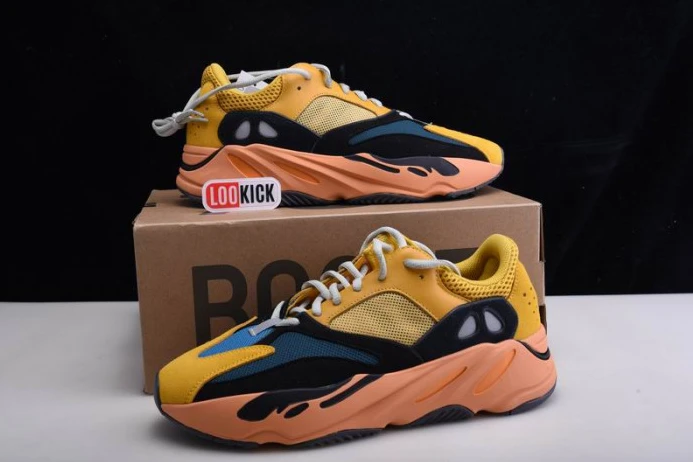 Fashionable ADIDAS YEEZY BOOST 700 NEW COLORWAY SUN YELLOW WAVE RUNNER GZ 362