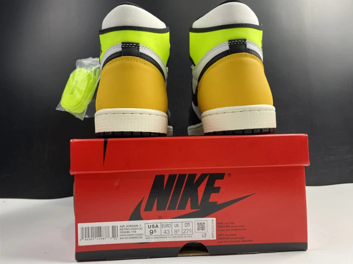Fashionable AIR JORDAN 1 RETRO HIGH OG 'VOLT GOLD' 555088- 831