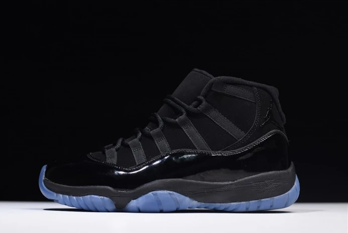 Fashionable Air Jordan 11 Cap and Gown black 378037- 1112