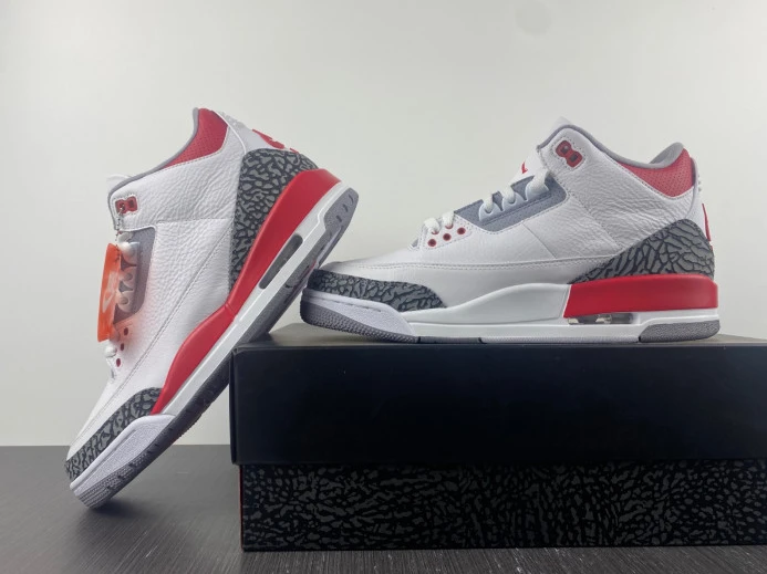 Fashionable Air Jordan 3 OG Fire Red DN3707- 944
