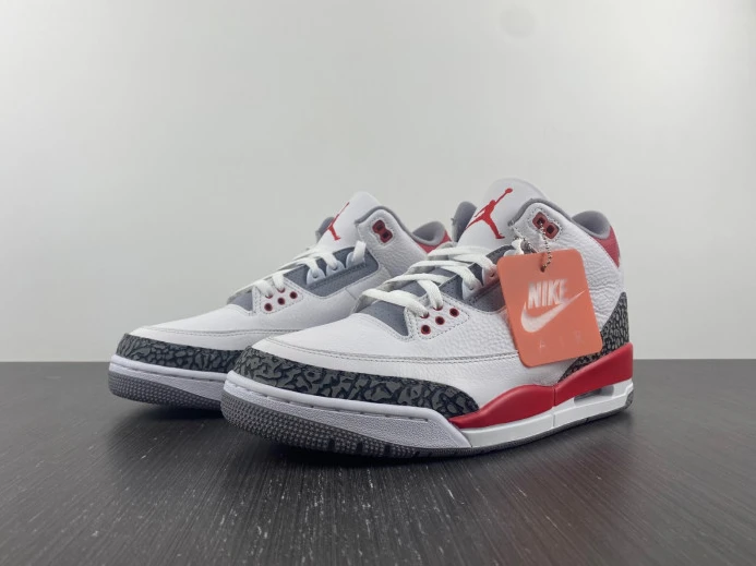 Fashionable Air Jordan 3 OG Fire Red DN3707- 944