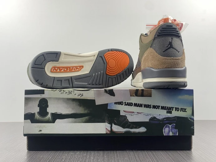 Fashionable Air Jordan 3 Retro Patchwork Camo DO1830- 951
