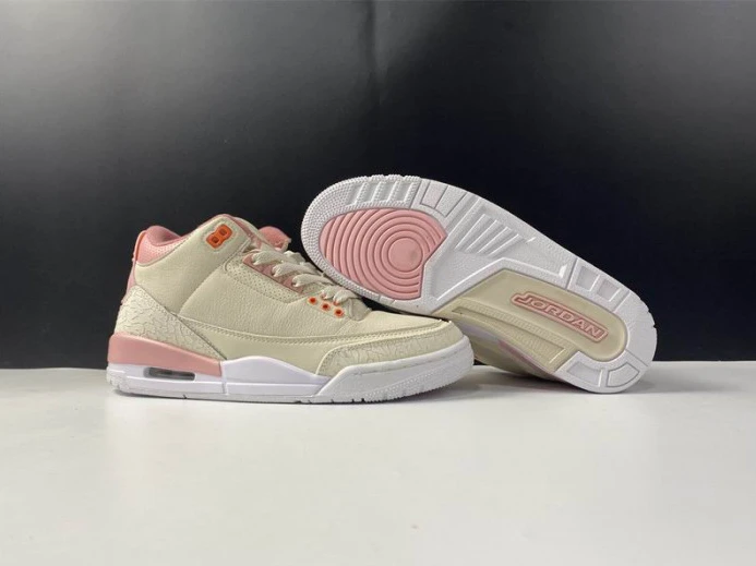 Fashionable Air Jordan 3 Retro Sail Rust Pink (W) CK9246- 949