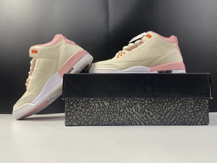Fashionable Air Jordan 3 Retro Sail Rust Pink (W) CK9246- 949