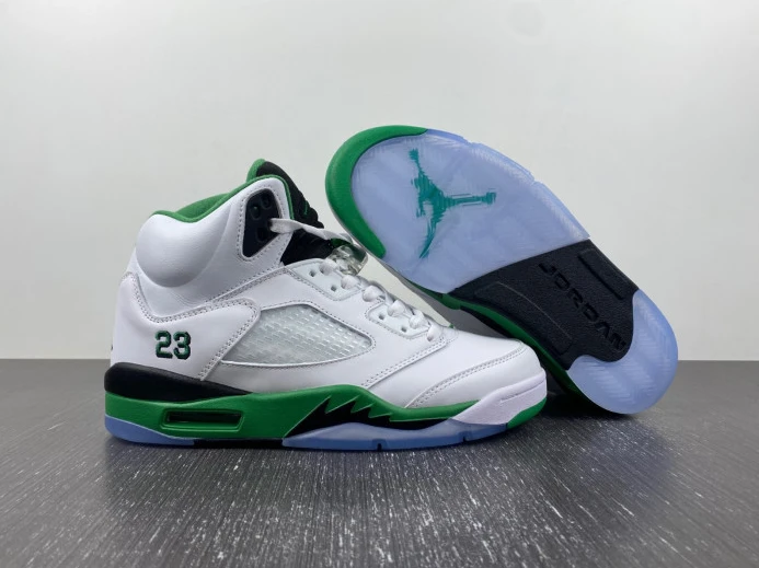 Fashionable Air Jordan 5 WMNS Lucky Green DD9336- 556