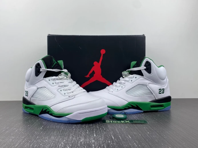Fashionable Air Jordan 5 WMNS Lucky Green DD9336- 556