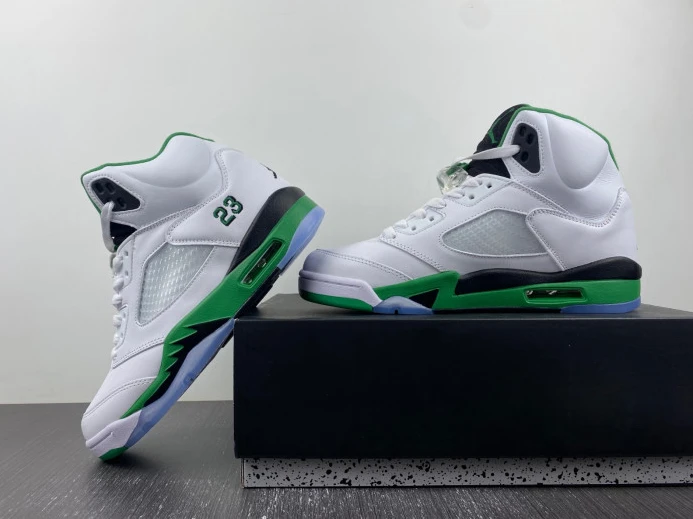 Fashionable Air Jordan 5 WMNS Lucky Green DD9336- 556