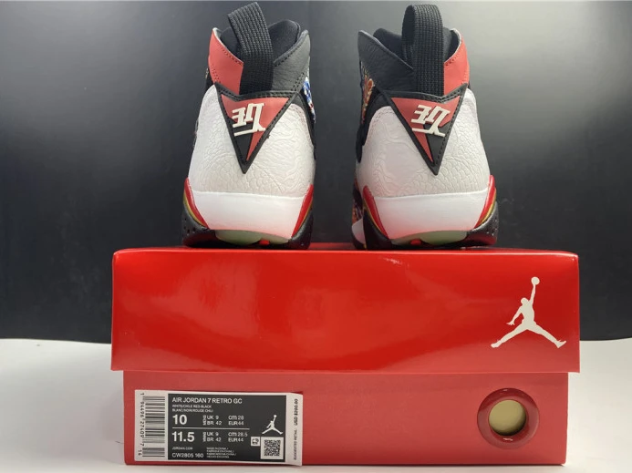Fashionable Air Jordan 7 Retro Greater China CW2805- 617
