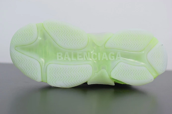 Fashionable BLCG SNEAKER TRIPLE.S.GOMMA GREY WHITE GREEN 541624 W2FR1 2515