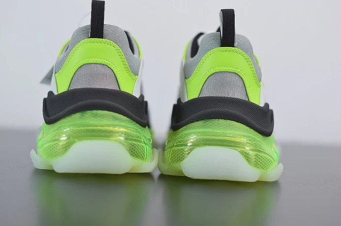 Fashionable BLCG SNEAKER TRIPLE.S.GOMMA GREY WHITE GREEN 541624 W2FR1 2515