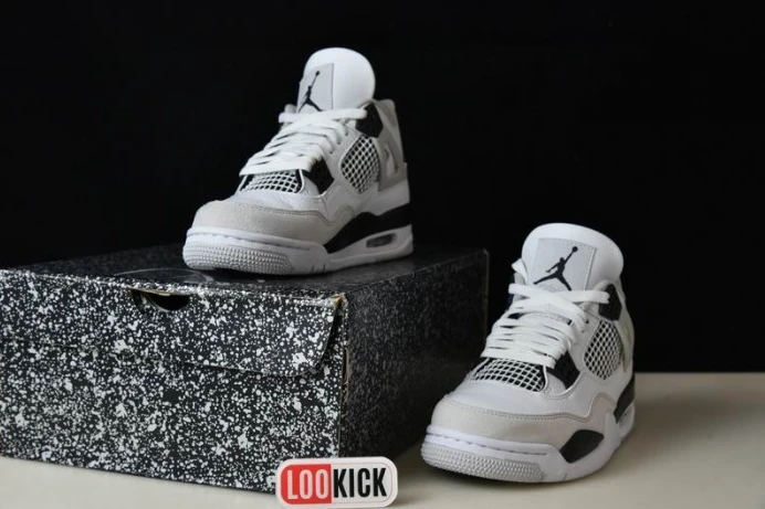 Fashionable Jordan 4 Retro Military Black DH6927- 1004