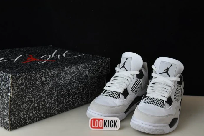 Fashionable Jordan 4 Retro Military Black DH6927- 1004