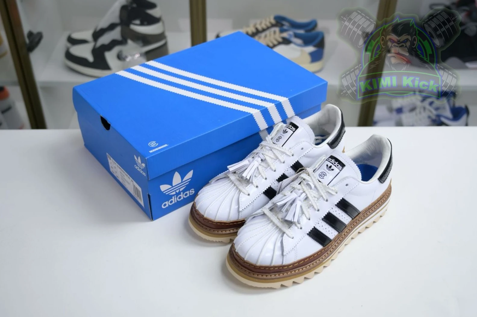 Fashionable Kimikick CLOT x adidas originals Superstar 3416